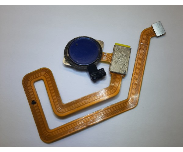 Шлейф с датчиком отпечатка пальца Xiaomi Redmi 7 синий