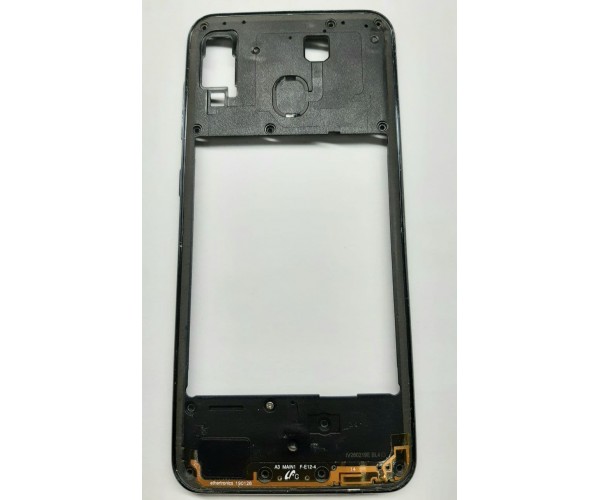 Средняя часть корпуса Samsung A30 (A305) черный