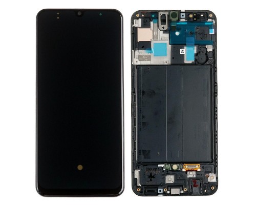Дисплейный модуль для телефона Samsung A50 (A505) Оригинал в раме