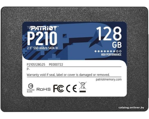 Жесткий диск SSD Patriot 128Gb P210 [P210S128G25] 2,5" SATA III