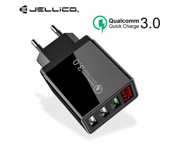 Зарядное устройство Jellico QC 3,0 3 порта USB